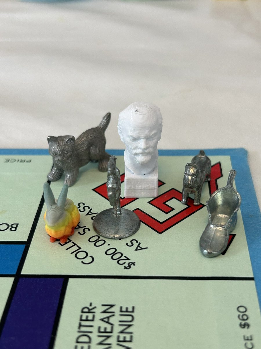 destroyed the fam at Monopoly while walking Lenin across the world