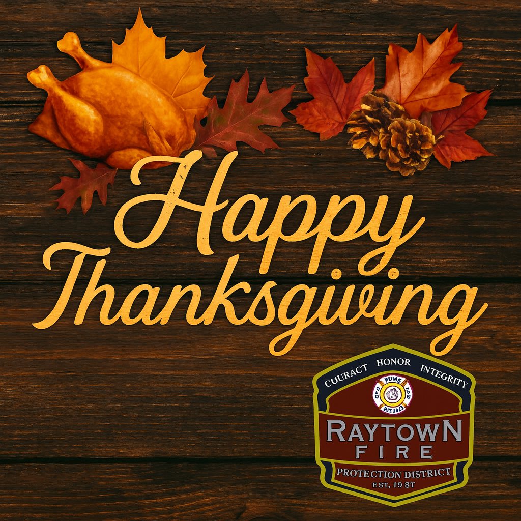 raytownfire's tweet photo. We hope everyone had a great Thanksgiving! https://t.co/3ShzlgQE7h
