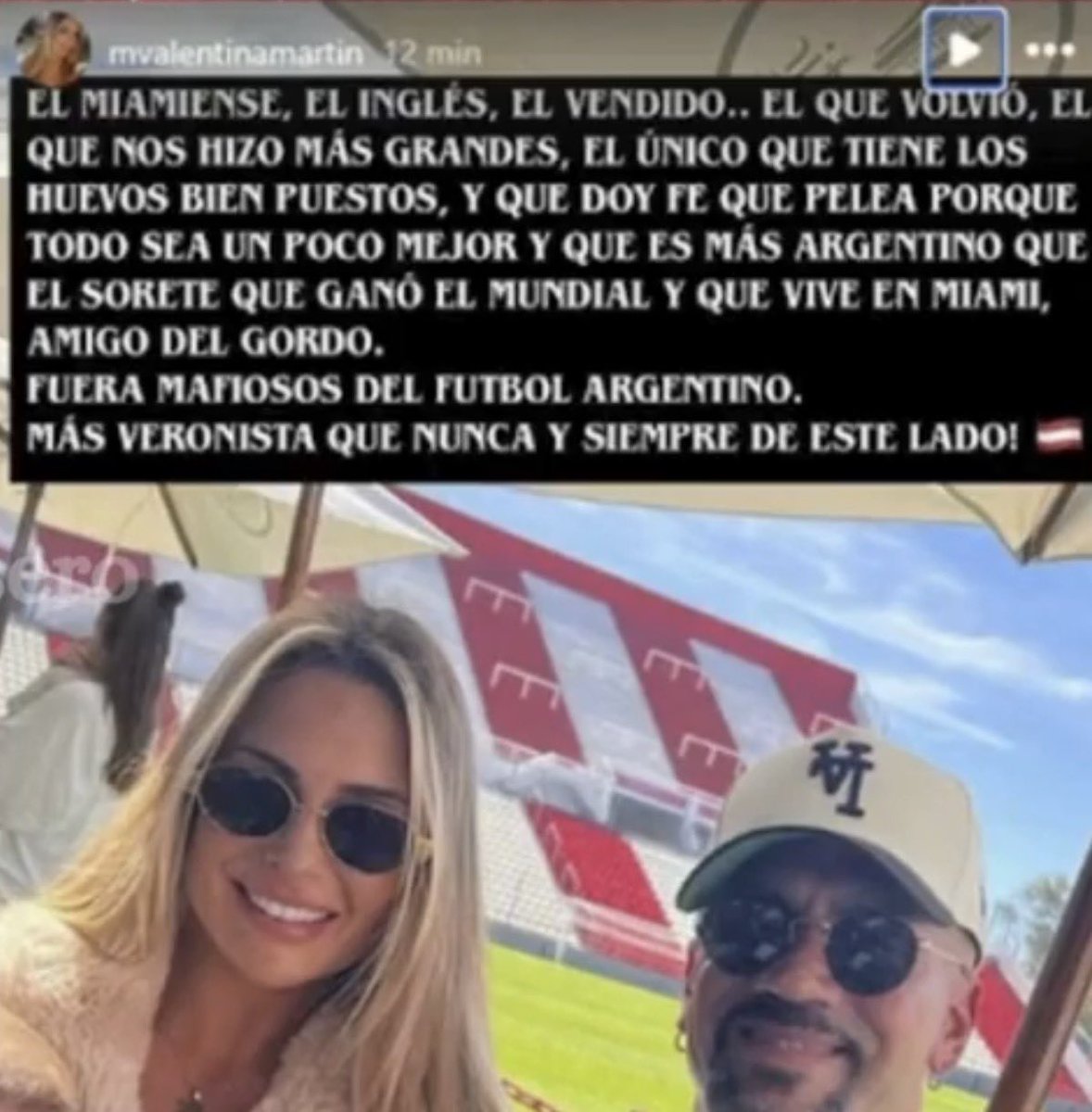 MConurbasic's tweet image. La esposa de Verón diciéndole SORETE a Messi.

No hay nada que hacer. Todo el que apoya al gobierno de Milei es un HIJODEMILPUTA con serios problemas mentales y morales.