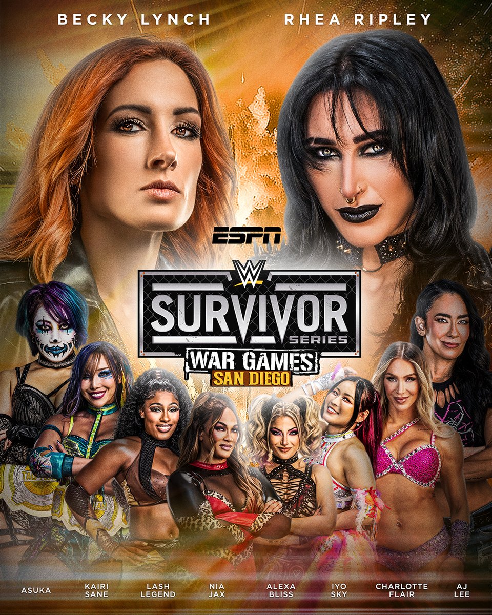 A WOMEN'S WARGAMES MATCH FOR THE AGES 💥

Stream #SurvivorSeries: WarGames this Saturday on the ESPN App 🍿 es.pn/watchwwe