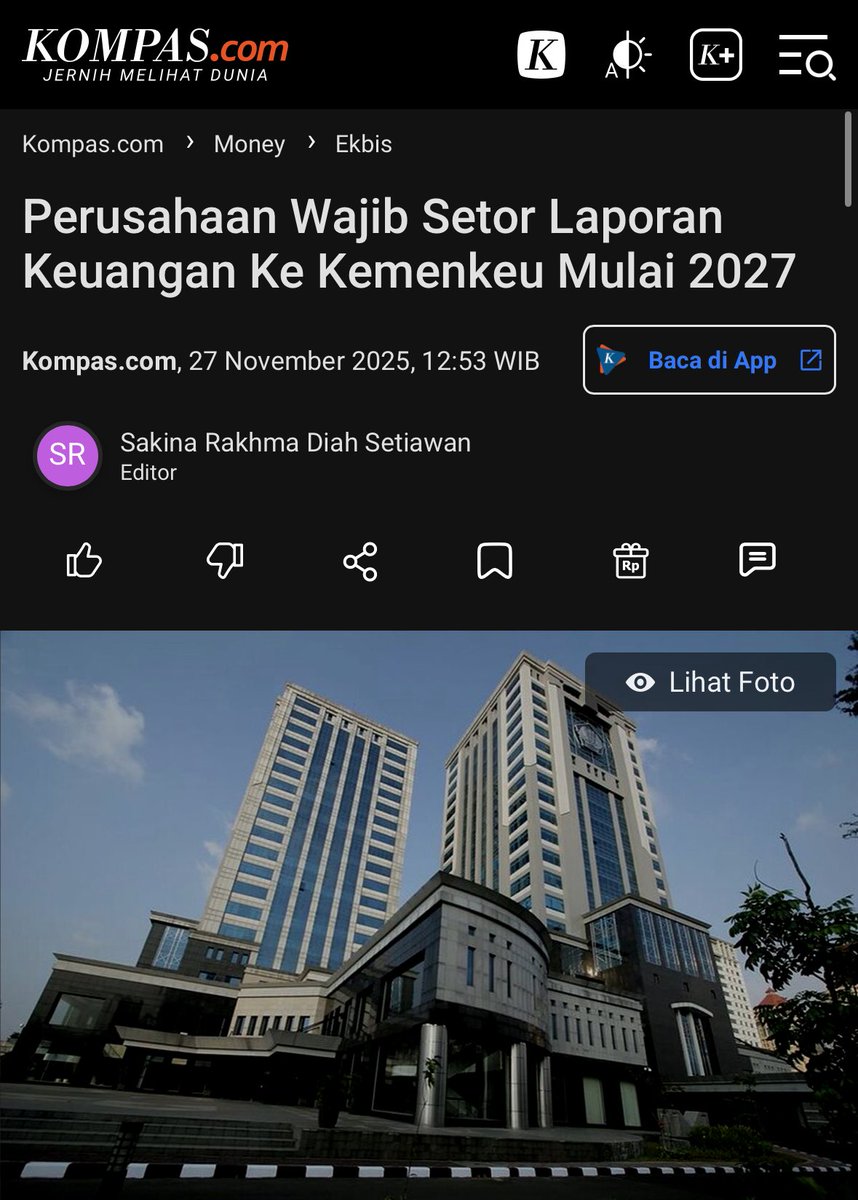 rgoestama's tweet photo. Mulai 2027 pelaku usaha wajib setor laporan keuangan ke Kemenkeu.

Bukan hanya sekedar setor, tp pembuat laporan keuangan jg harus yg memiliki kompetensi, alias bukan asal bikin.

Wah rame job nih @AkuntanMilenial https://t.co/FxH1uHKJFu