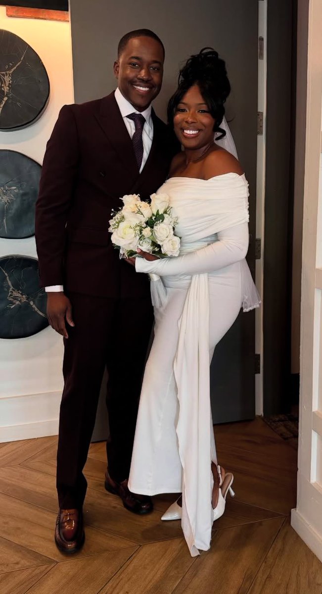 Infamous_Kayy's tweet photo. Married my best friend yesterday 🥹🤍 https://t.co/MBfj3Mc19X