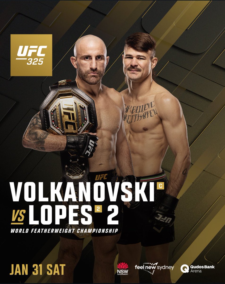 Revancha para #UFC325 🔥