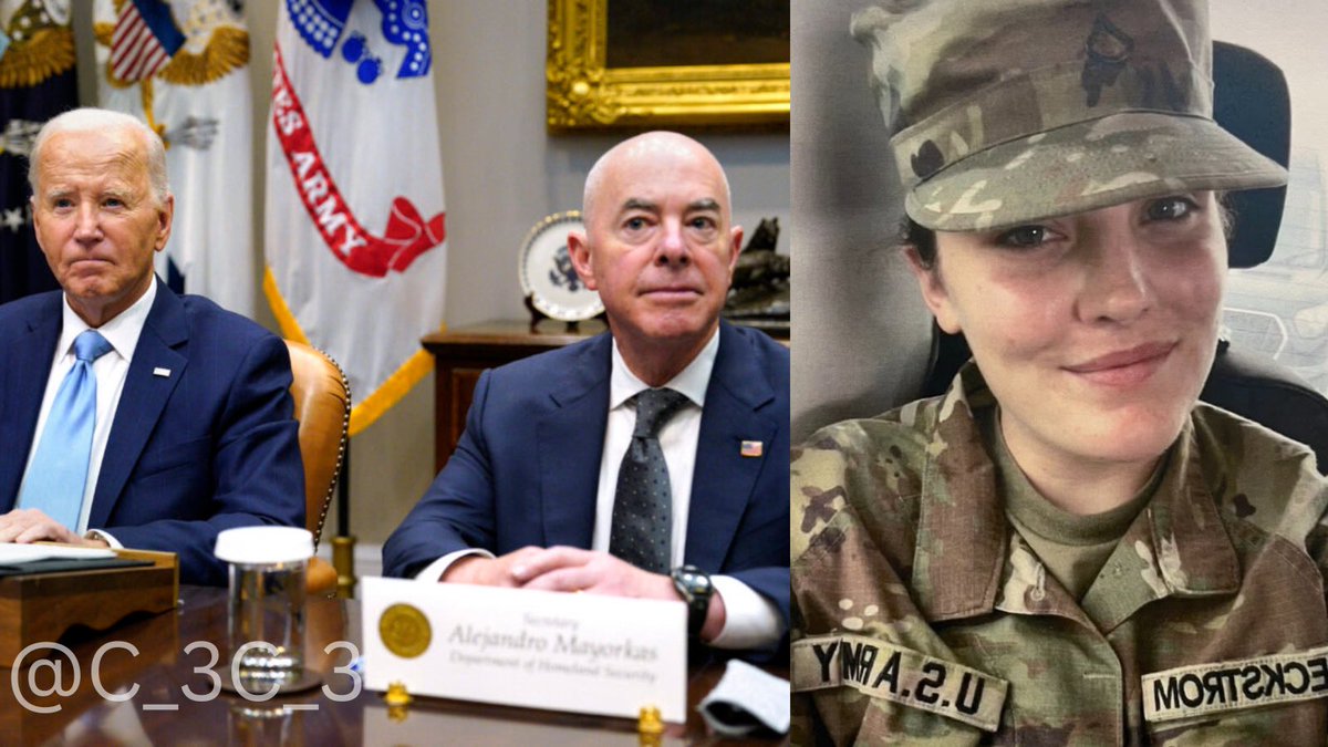 C_3C_3's tweet image. Joe Biden and Alejandro Mayorkas are responsible for Sarah Beckstrom’s death.

They imported the terror.

RIP.🙏