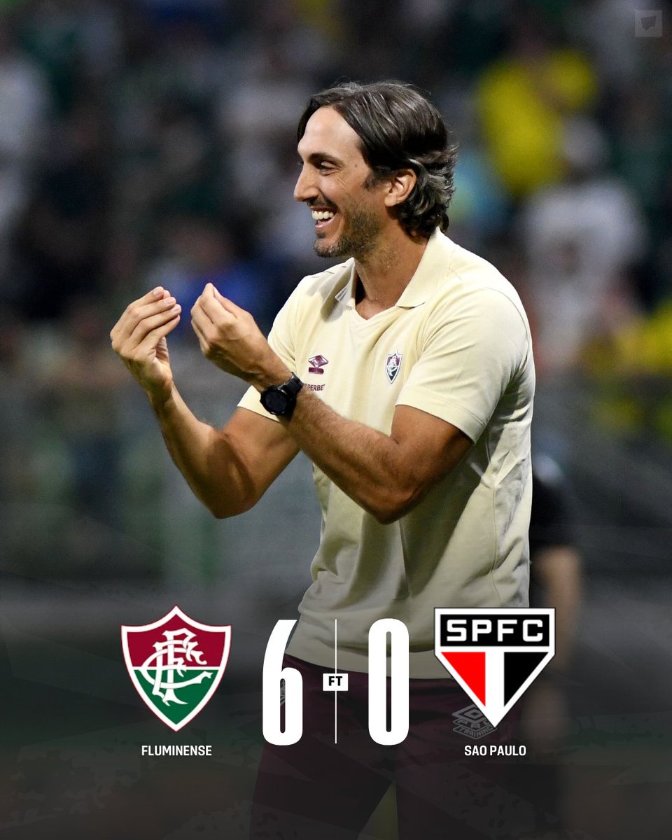 MrOFFSIDER's tweet image. Sin Robert Arboleda por lesión, Sao Paulo sufrió una estrepitosa goleada ante el Fluminense de Luis Francisco Zubeldía, su anterior DT.

Tremenda ley del ex del Príncipe...
