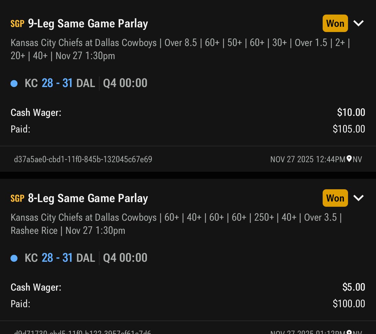 Issa back 2 back type of day 💰