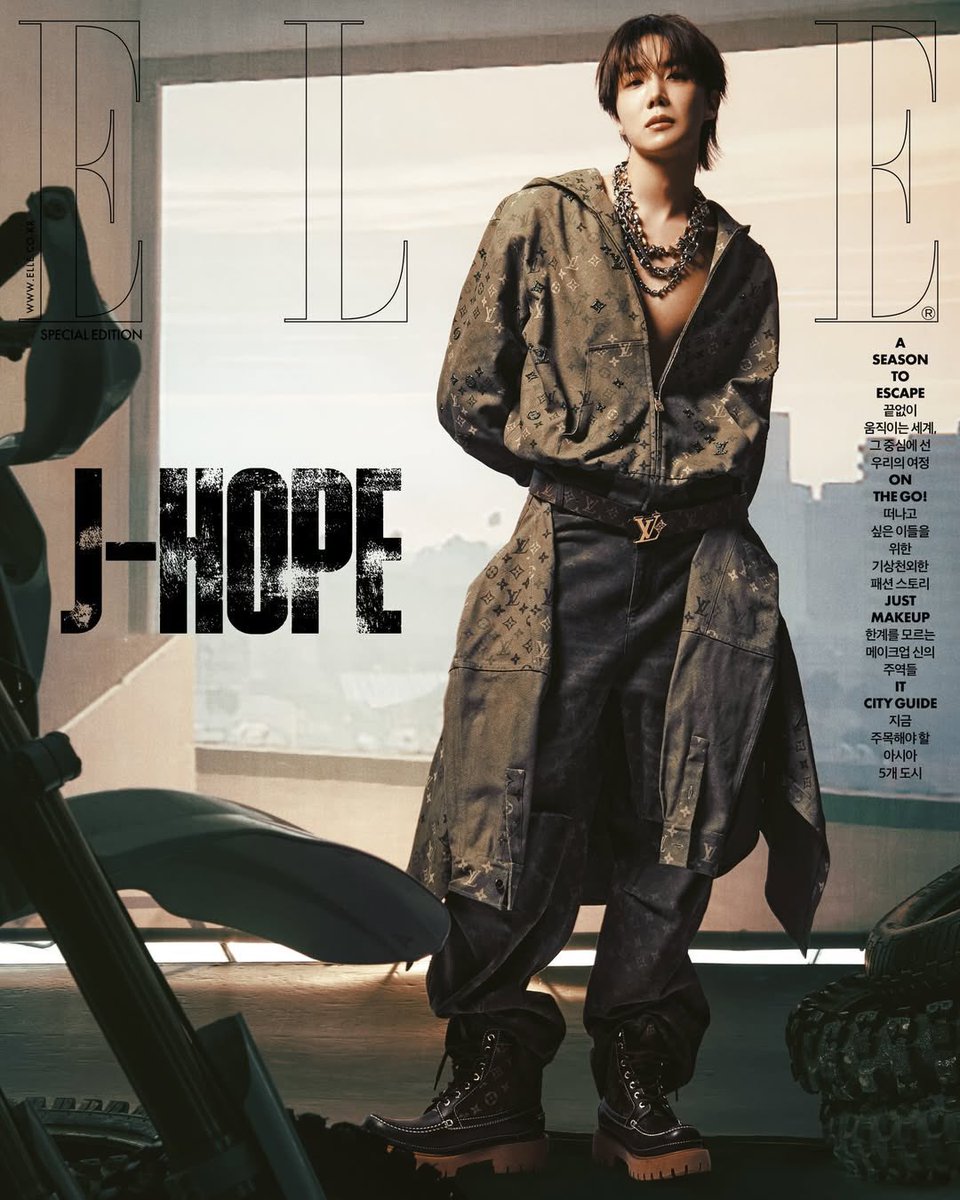 btschartsdailyc's tweet image. [INFO] #JHOPE for ELLE KOREA Cover Shoot (1)

#JHOPExElleKorea