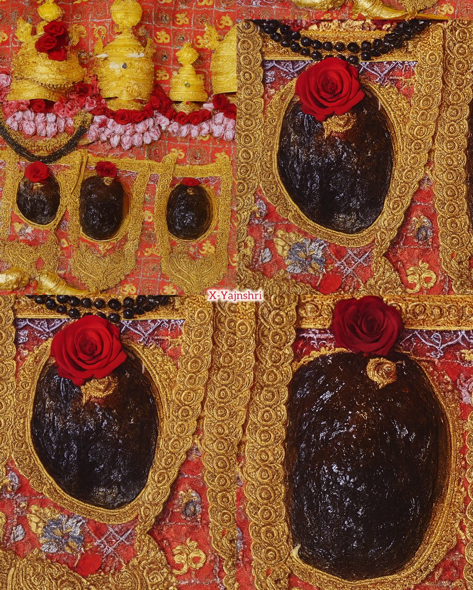 yajnshri's tweet image. महालक्ष्मी, महाकाली, महासरस्वती पिण्डी दर्शन - जय वैष्णोदेवी