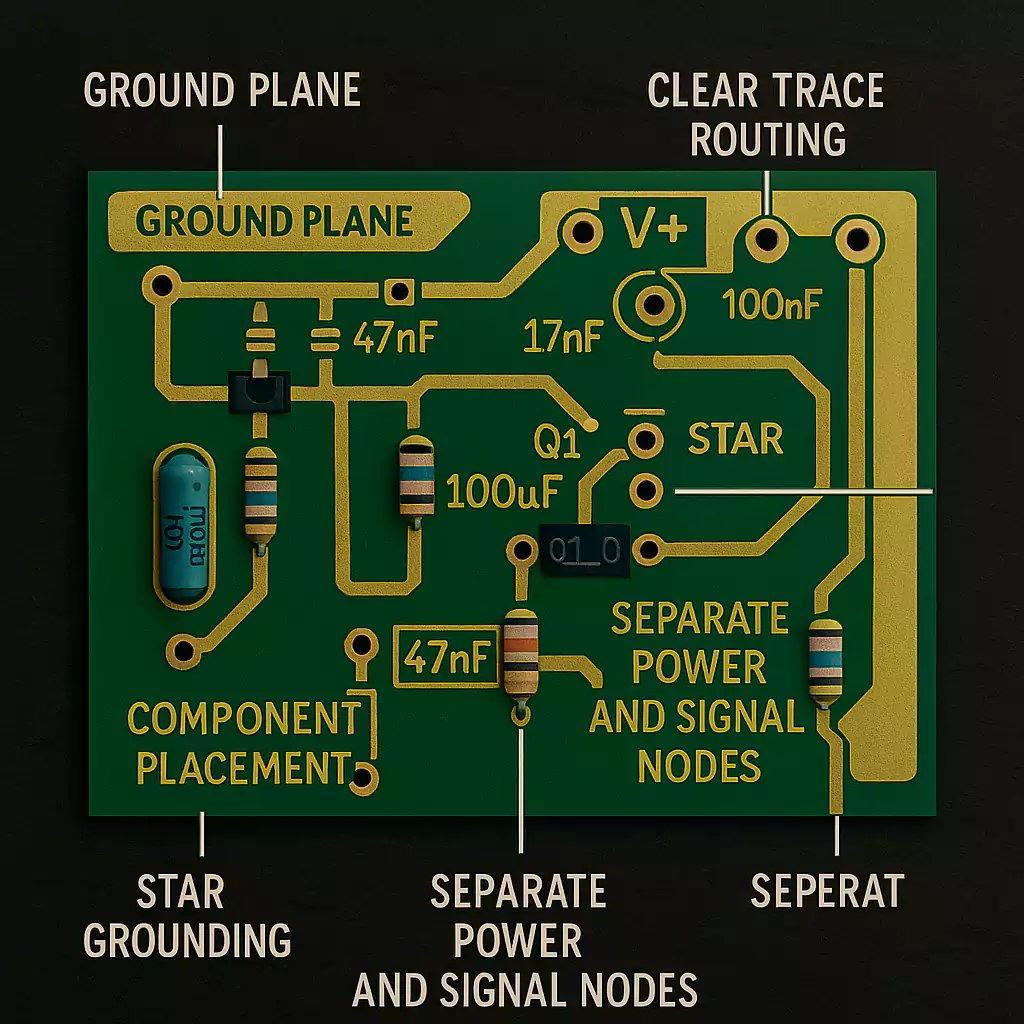 PCBFastTurn's tweet image. Effect-pedal PCBs: get the tone, ditch the noise.
Grounding, filtering, buffer vs true-bypass, enclosure fit, and buildable footprints
→ fastturnpcbs.com/blog/effect-pe…
#GuitarPedal #PCB #AnalogDesign #AudioElectronics