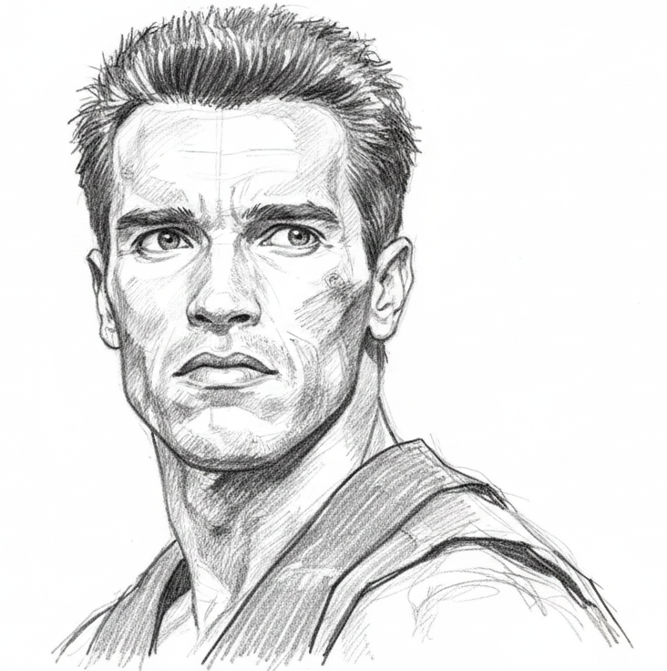 JB_Studios23's tweet image. Odds are my most detailed portrait to date. Don&apos;t do them much because of amount of time it takes. So here&apos;s Arnold Schwarzenegger as Dutch from Predator.  
#arnoldschwarzenegger #predator #sketchbookpro