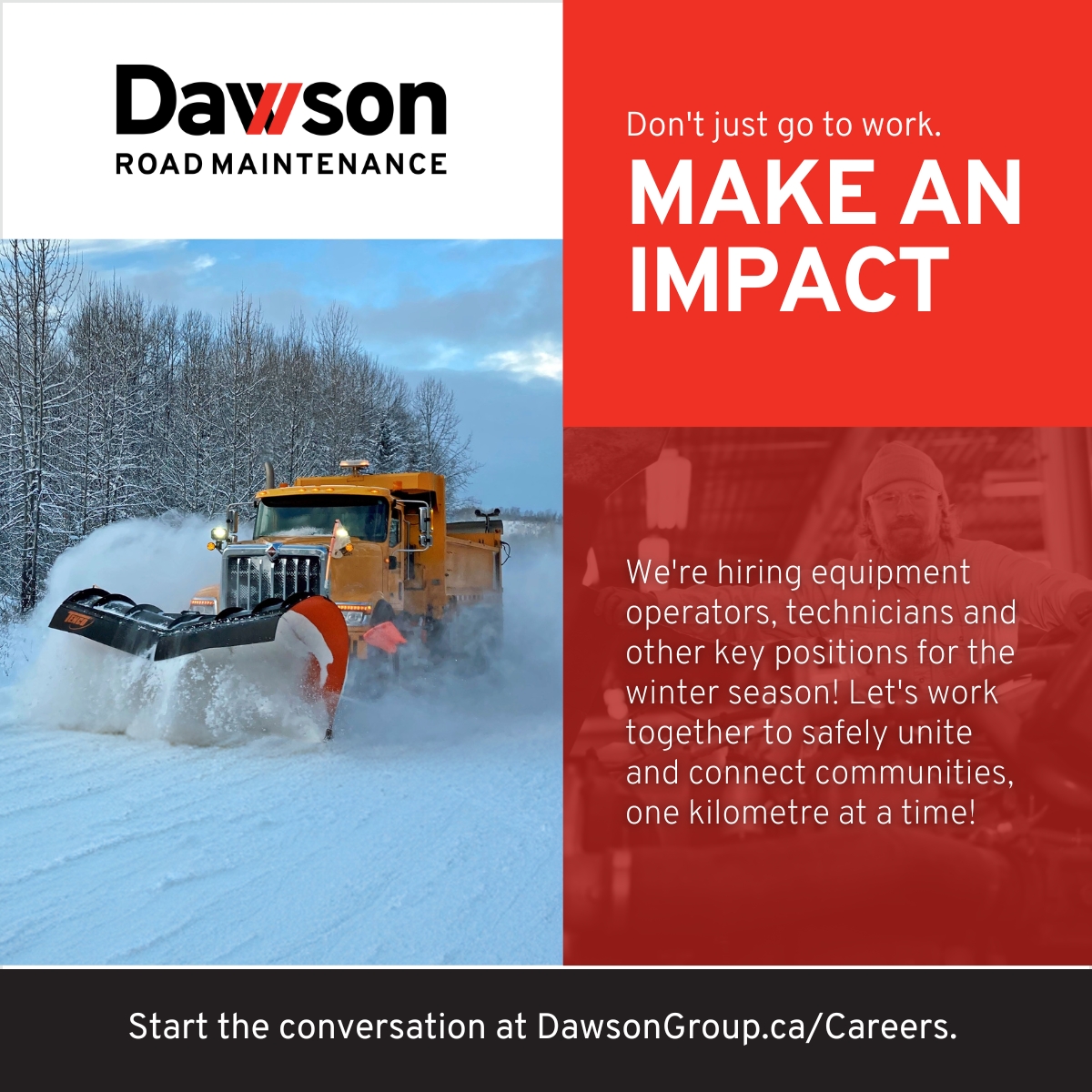Dawson Road Maintenance - North Peace tweet media