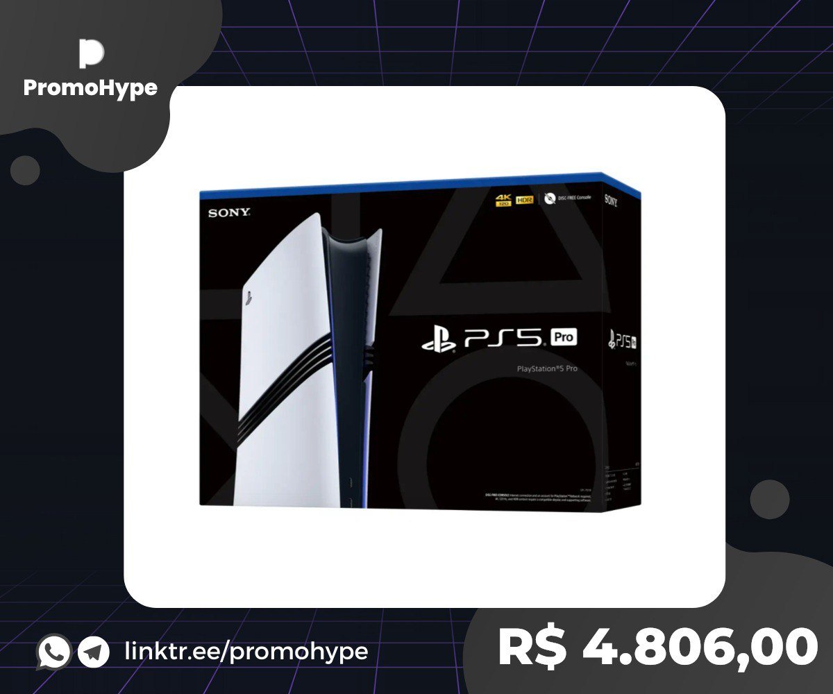 promohypegames's tweet image. [Magazine Luiza] Console PlayStation 5 Pro

🔥 R$ 4.806,00 no Pix
💳 R$ 5.167,74 em até 10x

🎟 Cupom: TEC100

Confira aqui 👉 promohype.com.br/d/134211

Grupos de promoções em outras categorias
👉 linktr.ee/promohype