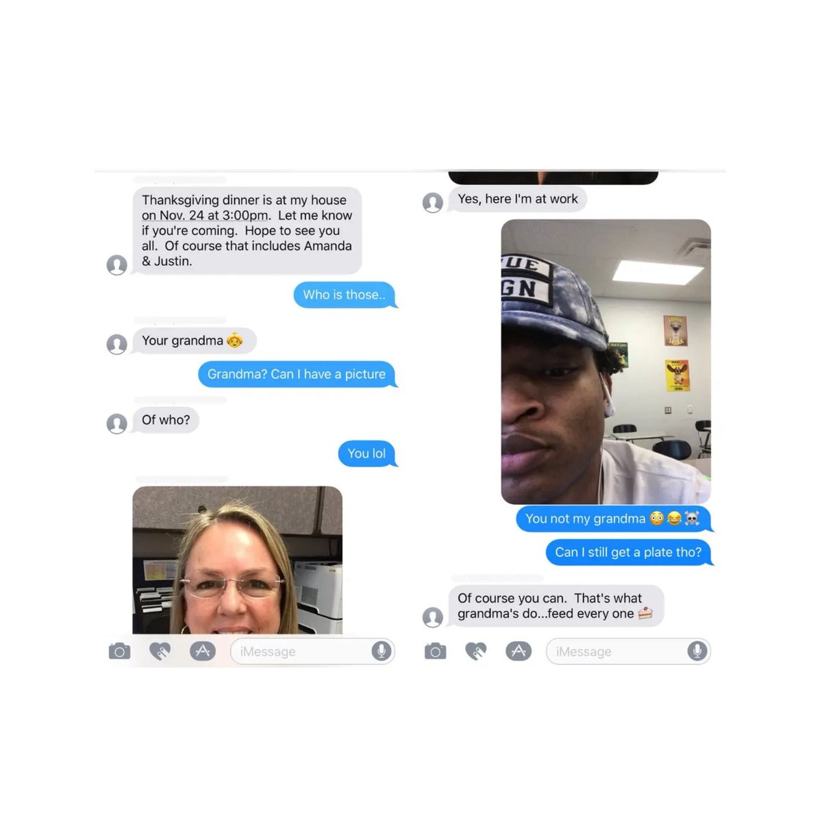 FearedBuck's tweet image. The grandma who went viral for accidentally inviting a stranger to Thanksgiving dinner shares photos as they celebrate their 10th holiday together