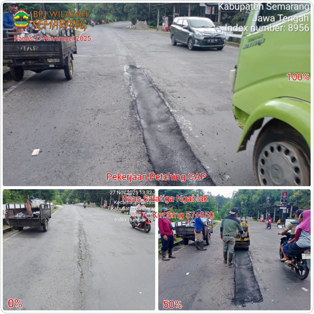 Pekerjaan Patching CAP.
Ruas Salatiga - Ngablak.
Kamis, 27 November 2025.
#sahabatjalancantik #KemalaJateng #NgopeniNglakoni #AhmadLuthfi
<a href="/TajYasinMZ/">Taj Yasin Maimoen</a>
<a href="/dpubmckjateng/">DPU BMCK-Jateng #JalanCantik</a>
<a href="/humasjateng/">Humas Jateng</a>
<a href="/KemalaJateng/">#KemalaJateng</a>
