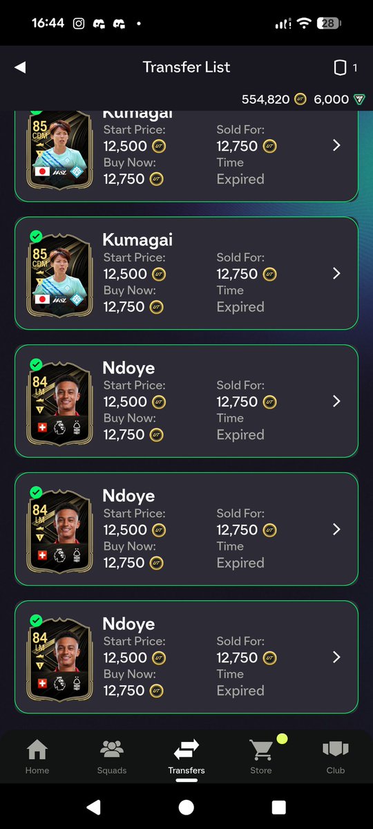 FUTlazytrader's tweet image. Sold all IFs today with the 82x10 upgrade SBCs being released.

Sold for 12.75k &amp;amp; some for over 15k to lazies.

Easy ~1.6k per card in 3 days.

With 125 cards invested, easy ~200k profit in 3 days.

But every trader said &quot;IFs won&apos;t rise due to BF&quot;

On to the next 😎💪🏼
#EAFC #FC26