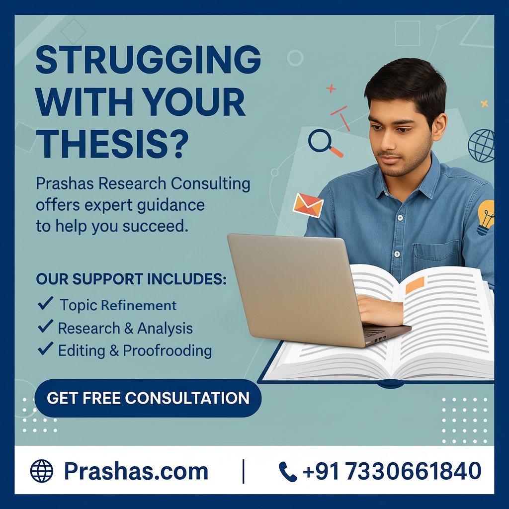 Prashas_158's tweet image. From topic selection to final proofreading, we provide the guidance to ensure your success.

👉 Contact for FREE consultation today:
📞 +91 7330661840
📩 prashasconsulting@gmail.com

#ThesisStruggles #PhDHelp #FreeConsultation #AcademicSuccess #PrashasResearch