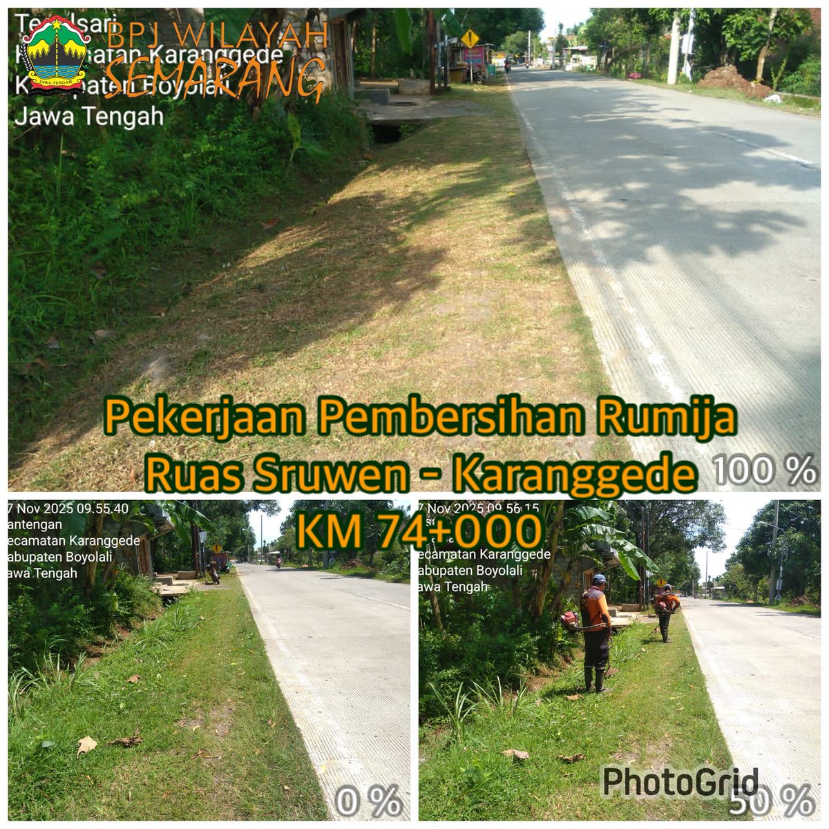 Pekerjaan Pemeliharaan Rutin Jalan dan Jembatan.
Ruas Sruwen - Karanggede.
Kamis, 27 November 2025.
#sahabatjalancantik #KemalaJateng #NgopeniNglakoni #AhmadLuthfi
<a href="/TajYasinMZ/">Taj Yasin Maimoen</a>
<a href="/dpubmckjateng/">DPU BMCK-Jateng #JalanCantik</a>
<a href="/humasjateng/">Humas Jateng</a>
<a href="/KemalaJateng/">#KemalaJateng</a>