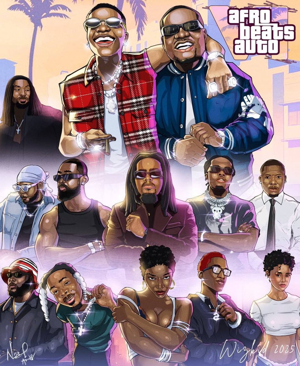 Wizkid 2025 feature run. we’ll never forget 🦅