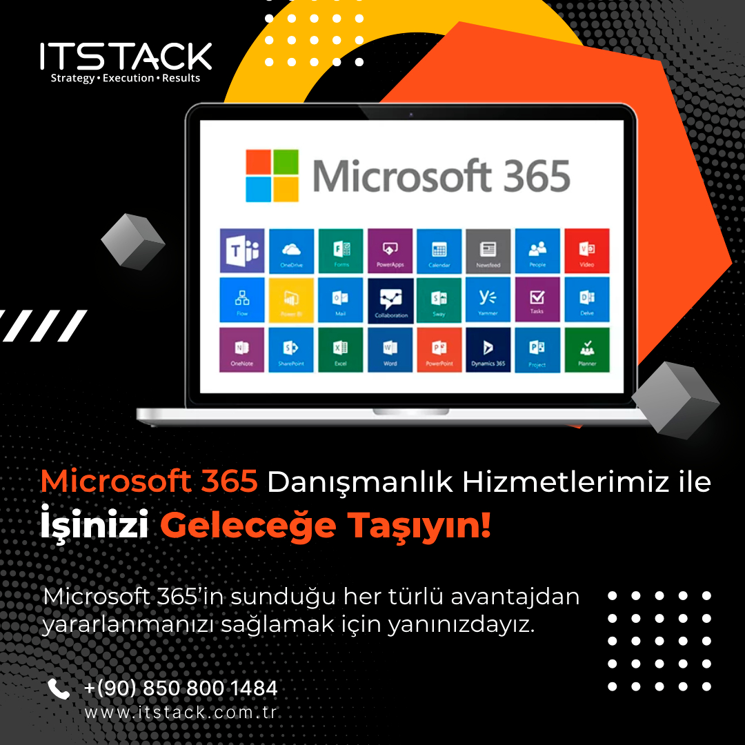 itstacktr's tweet image. Microsoft 365&apos;in verimli şekilde kullanılması, iyi bir planlama ve stratejik yaklaşım gerektirir. Microsoft 365’in sunduğu her türlü avantajdan yararlanmanızı sağlamak için yanınızdayız.
✅İhtiyaç Analizi
✅Uygulama ve Entegrasyon
✅Eğitim ve Destek
✅Sürekli İyileştirme