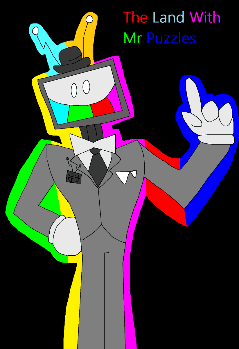 The Land With Mr Puzzles #HeroVerse #paint #drawing #smg4 #smg4mrpuzzles