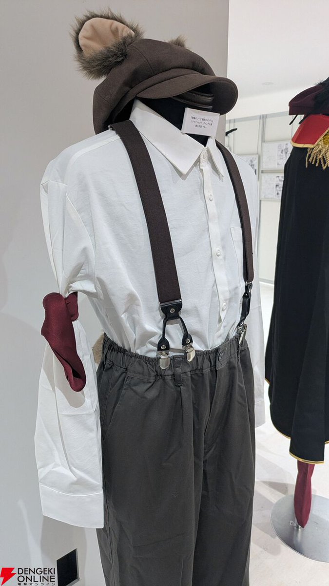 dengekionline's tweet image. 『戦場のフーガ展』東京フォトレポ（ネタバレイラストの一部を特別公開）。推しのカイルが尊かったし、漫画のネーム、朗読劇衣装など見応えがありすぎた…！
dengekionline.com/article/202511…

次回は大阪で12月開催！
ネタバレイラストの詳細は記事内で！

#戦場のフーガ
#戦場のフーガ展