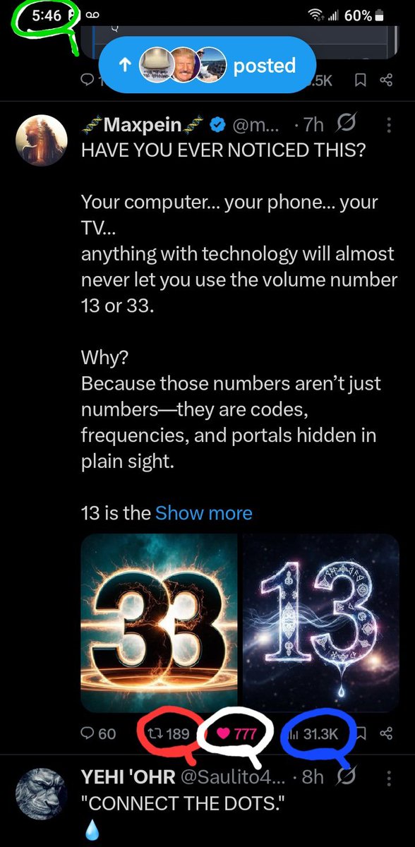 DeanDavis33's tweet image. 5️⃣4️⃣6️⃣ #FiveFourSix 
🎰 #WhatAreTheOdds 🪽
1️⃣8️⃣9️⃣ #OneEightNine 
3️⃣1️⃣3️⃣ #ThreeOneThree 
7️⃣7️⃣7️⃣ #SevenSevenSeven