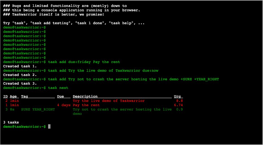 dailyfoss's tweet image. Taskwarrior

A powerful command-line task management tool with a rich open-source ecosystem of extensions, hooks, and integrations.

⭐ ~5.3k
🍴 374
🧾 MIT
🧩 C++

🔔 Discover #OpenSource. Every Day