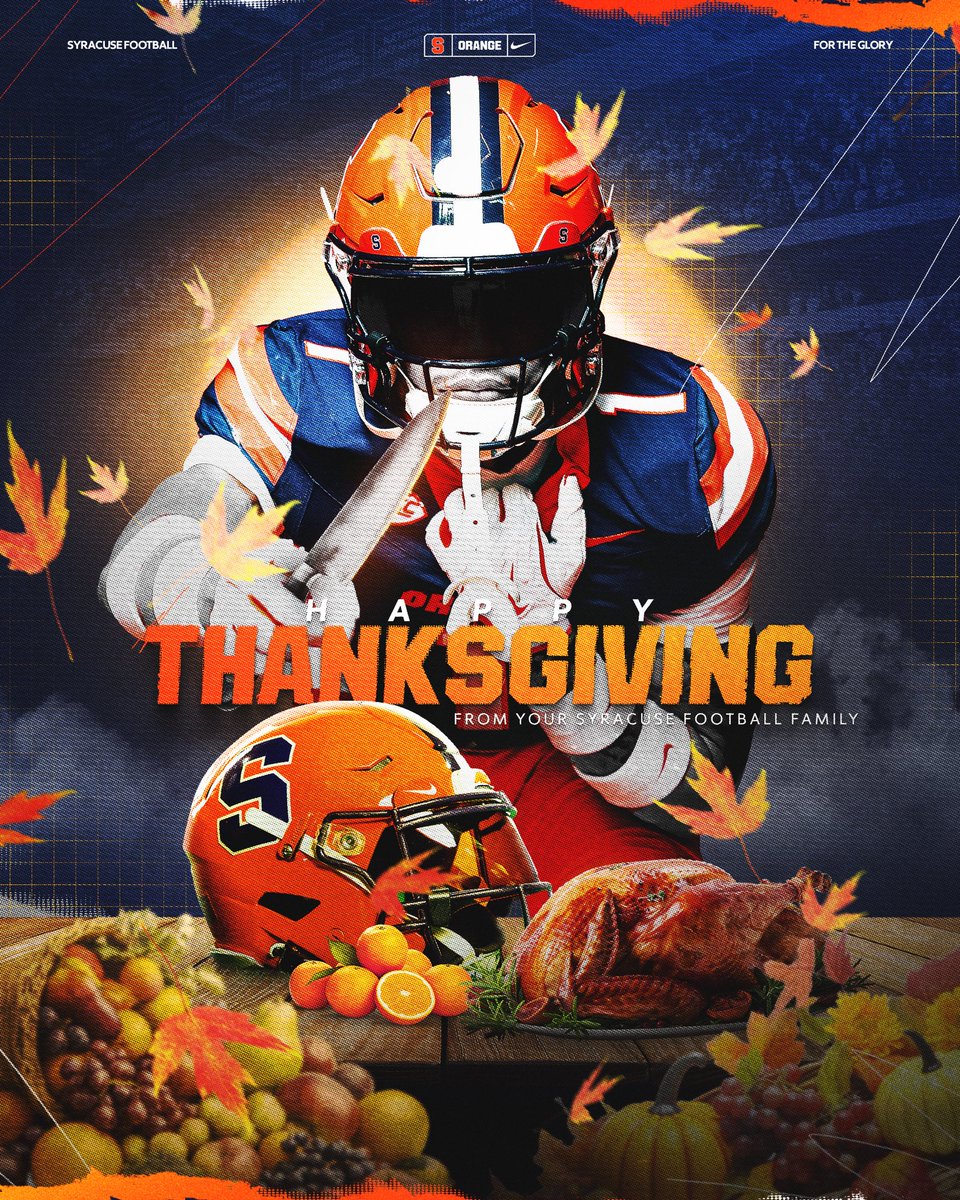 CoachEMarcCuse's tweet image. Grateful for all the blessings this year. Hoping everyone has a happy and safe Thanksgiving day. #HappyTurkeyDay🦃 #DART🎯 #CCT🤝🏾 #SU🍊