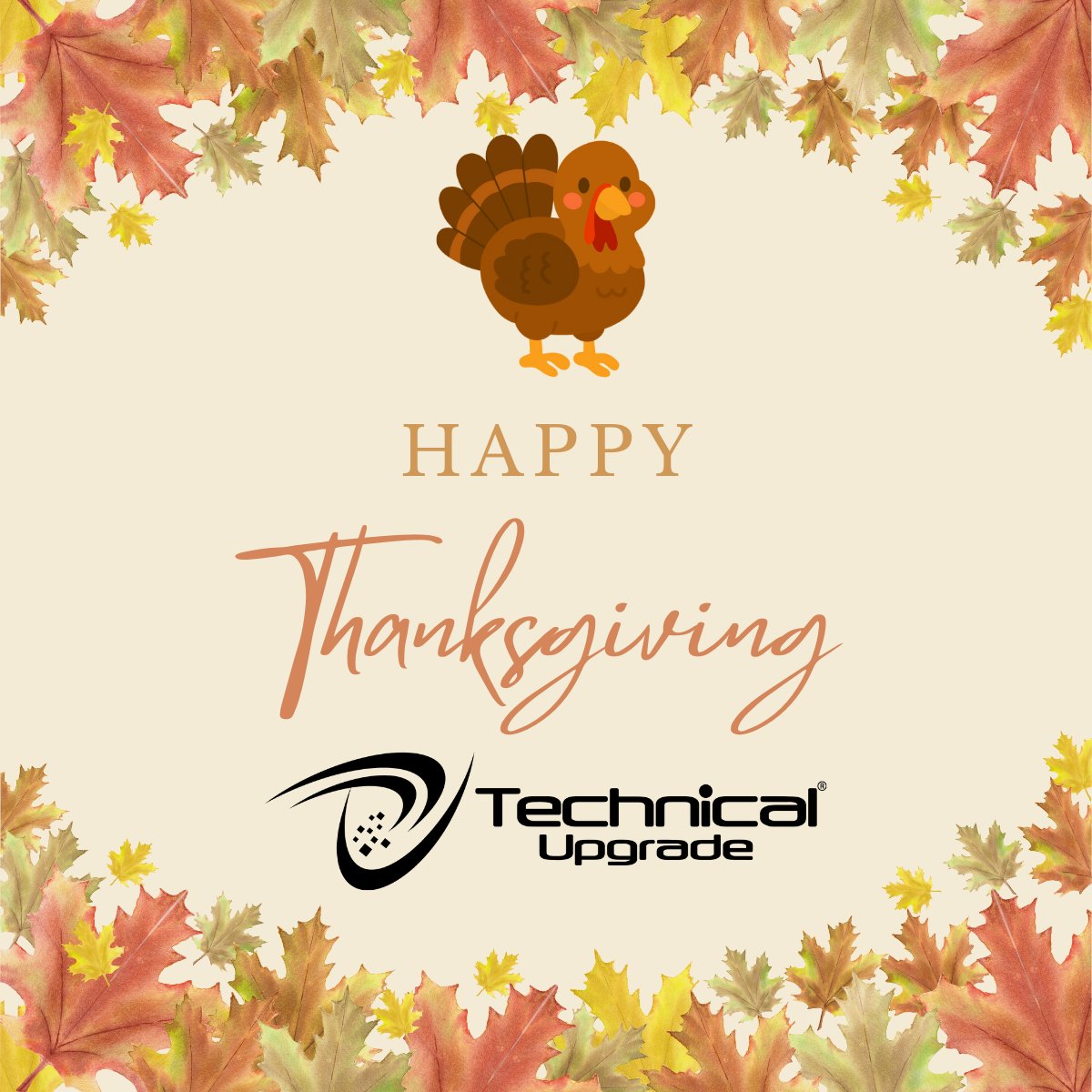 TechUpgrade's tweet image. Happy Thanksgiving!

We’re grateful for our clients and partners, and we’ll always be here to keep your technology safe and dependable through every season.

#Thanksgiving #CyberSecurity #TechnicalUpgrade #ManagedServices #ITSupport