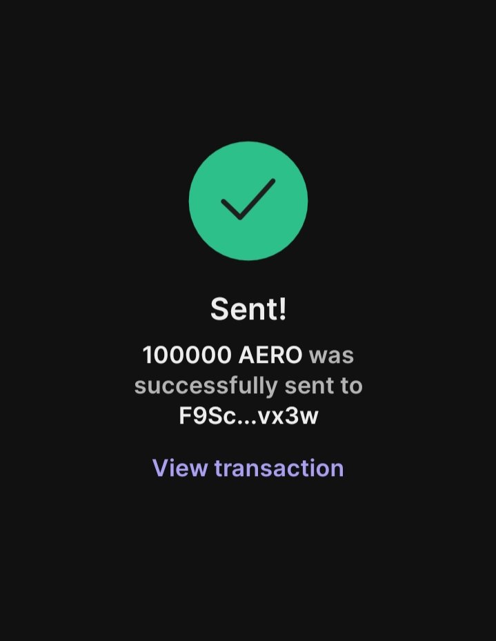 Comment your $SOL address and get your 100,000 $AERO
Retweet my pinned post📣
