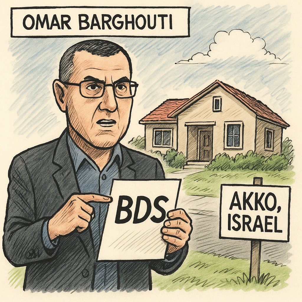 Omar Barghouti founded BDS to boycott Israel, yet lives in Israel, studied at Tel Aviv University, holds Israeli residency, and raises his family there. He benefits from the very society he wages war against. <a href="/TelAvivUni/">Tel Aviv University</a> <a href="/BDSmovement/">BDS movement</a>