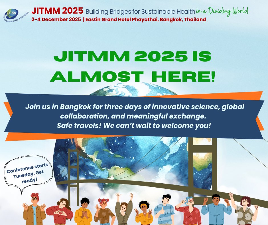 #JITMM2025 is just around the corner, happening this Tuesday! 

We look forward to welcoming researchers, practitioners, and partners from around the world for three days of inspiring talks, scientific exchange, and collaboration. Safe travels, and see you soon in Bangkok!