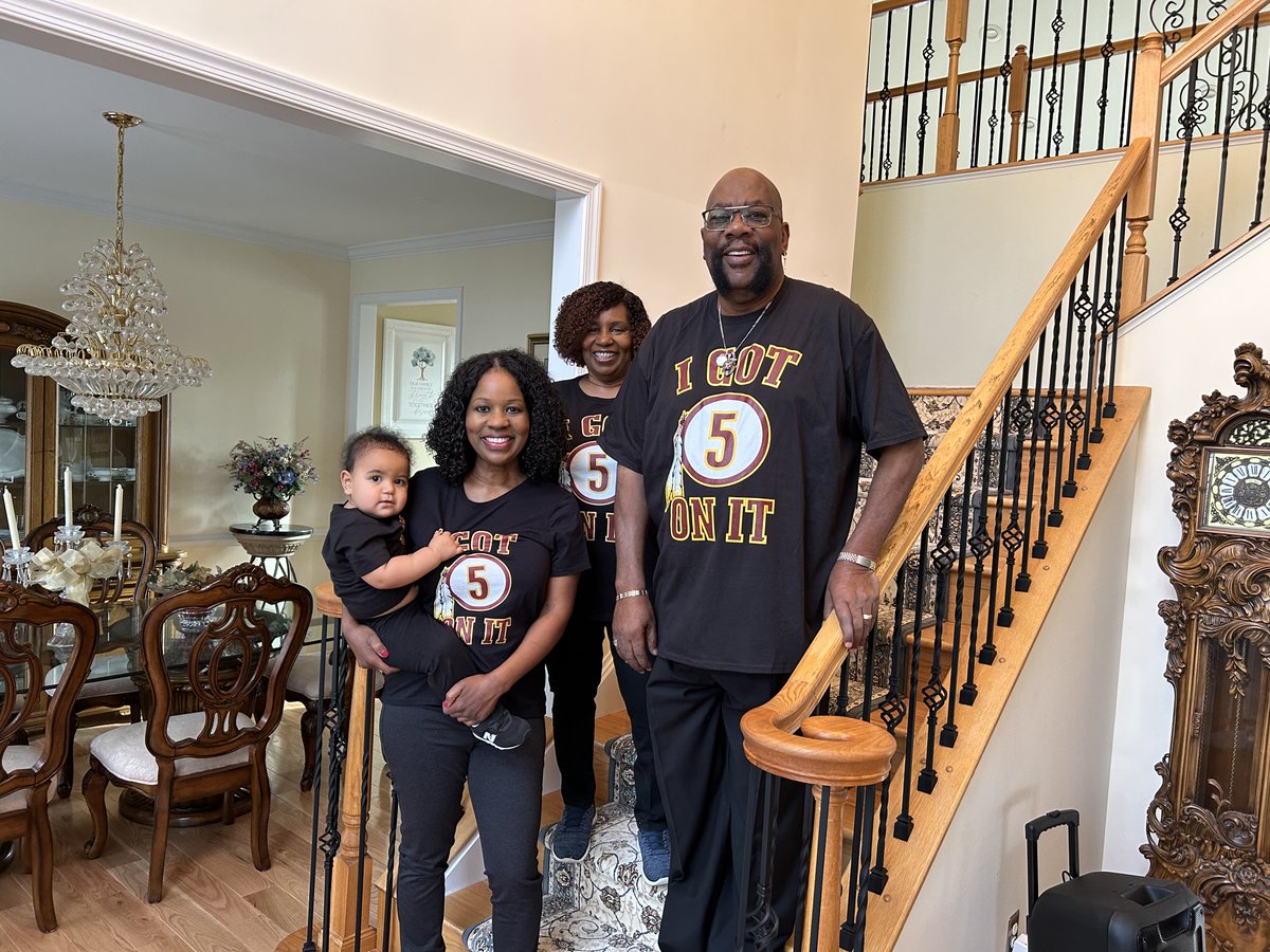 Feeling so thankful today. A beautiful Thanksgiving with my little Jayden and my amazing parents, my village. Grateful for the memories we are creating, the love they pour into him, and the joy we shared today in our matching Commanders shirts. Good food &amp; big laughs.
#family