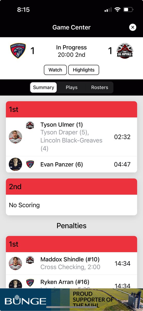 Couple GF kids on the scoresheet