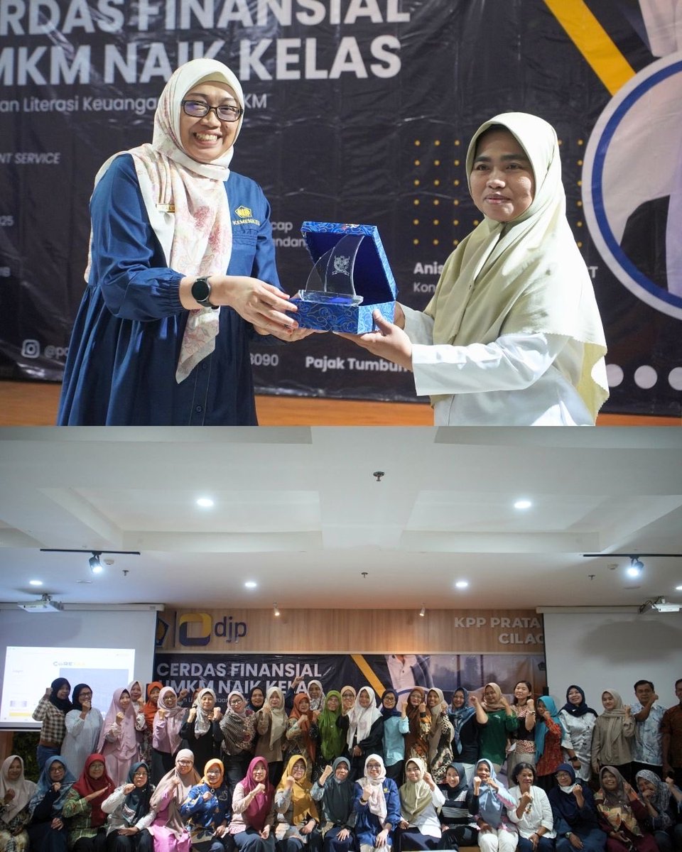 pajakcilacap's tweet image. [Business Development Services 2025]

(26/11) KPP Pratama Cilacap bersama DPKUKM Kabupaten Cilacap mengadakan kegiatan Business Development Services (BDS) di Aula KPP Pratama Cilacap.

#BusinessDevelopmentService #BDS2025 #cerdasfinansialUMKMnaikkelas #PajakKitaUntukKita