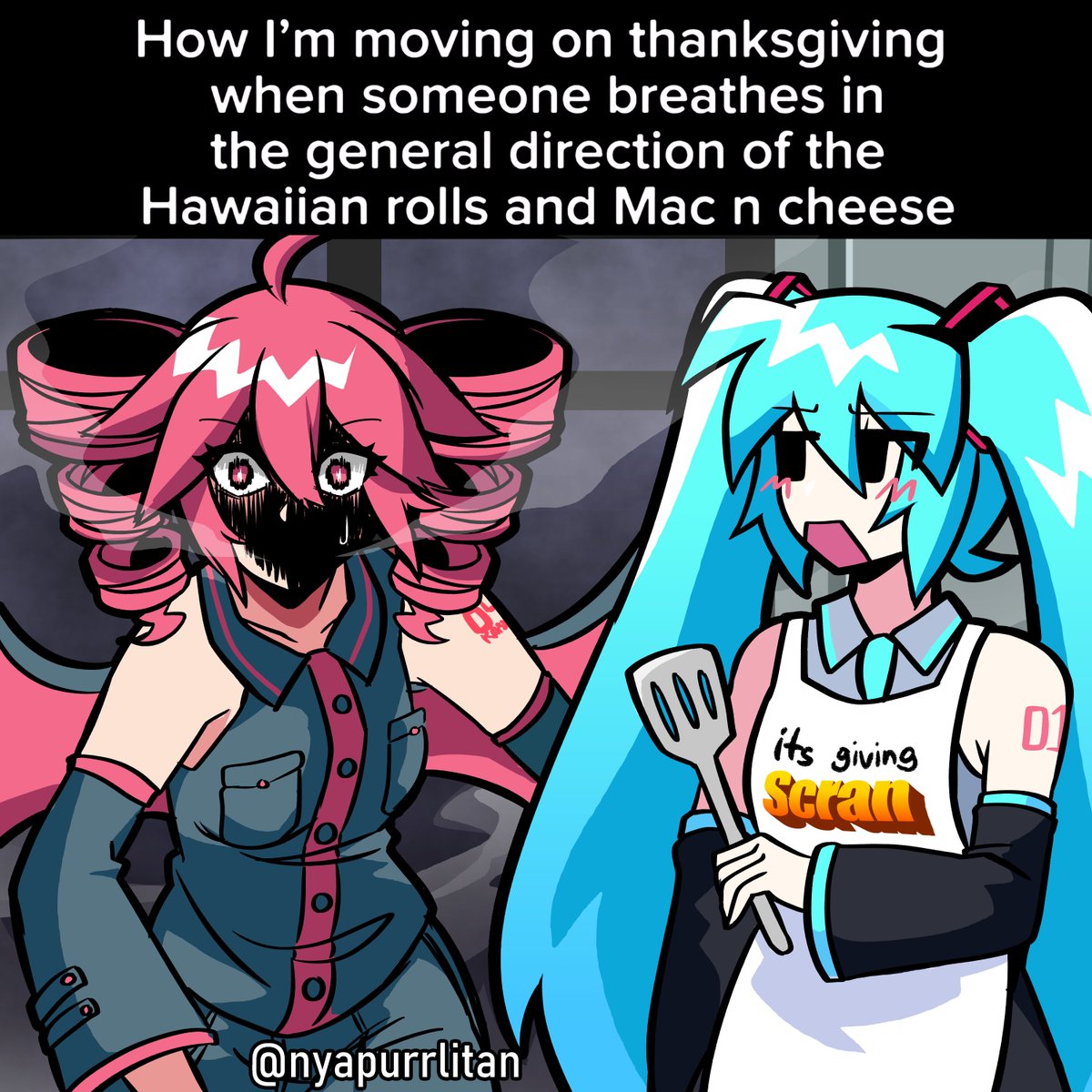 today is the only night you can repost this 🦃 #kasaneteto  #hatsunemiku