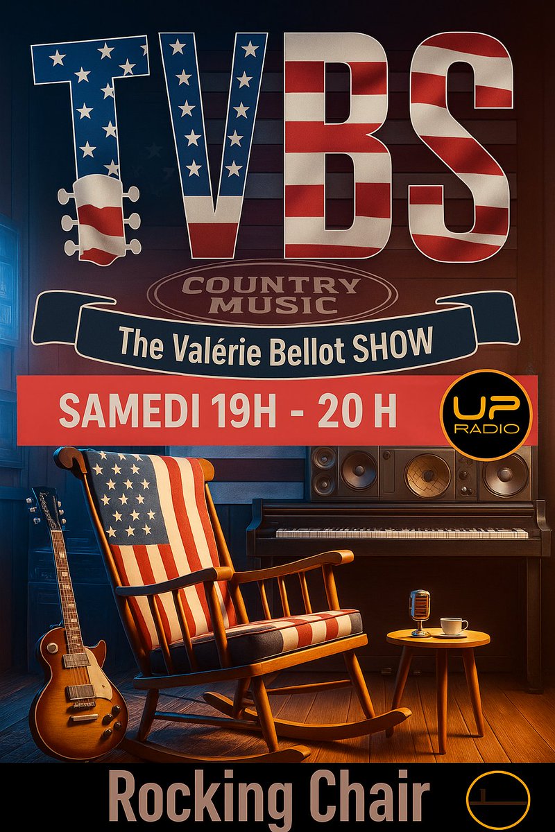 Samedi 29 novembre, dernier rendez-vous du mois pour #TVBS et #RockinChair !
À partir de 19h00 sur #UpRadio : deux heures de bonne musique, c’est promis ! 🙂 »