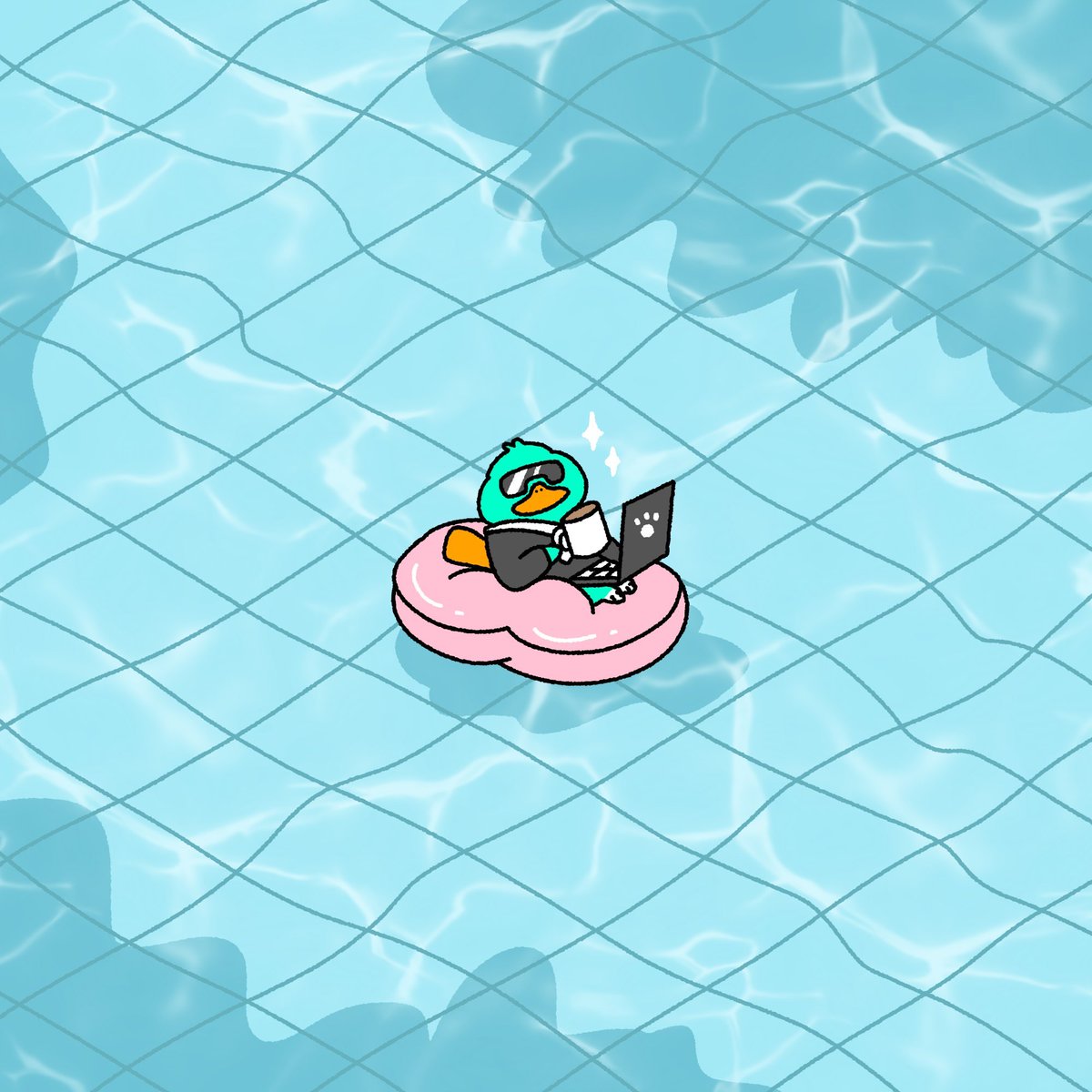 QuipTheQuack's tweet photo. ❌Saturday?
✅enjoy the pool and chill with tasks on weekend https://t.co/8NeofqkRvQ