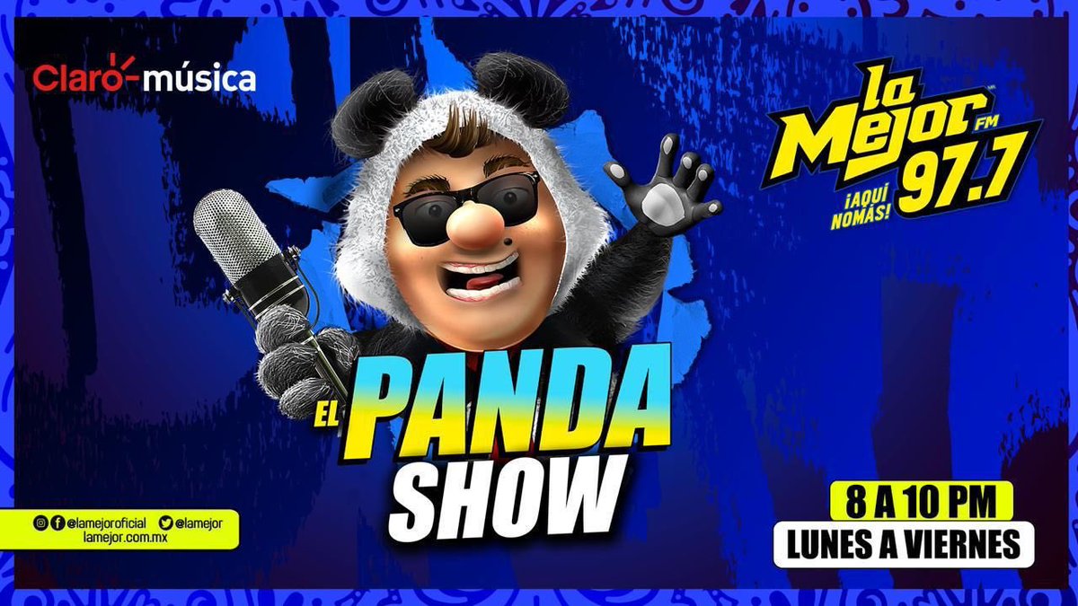 LaMejor's tweet image. 🐼🤩 ¿Listo para la mejor dosis de bromas y comedia? Escucha el #PandaShow por #LaMejor con @pandazambrano. ¡Prepárate para carcajearte! 🎙️🤣