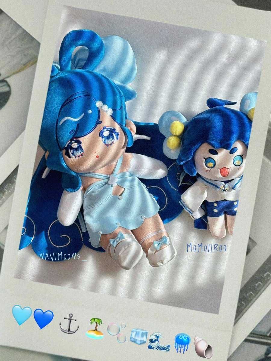 Craftify_X's tweet image. Two girls from the ocean met each other🫧🩵
#plushie #plushies #plush #doll #Craftifyx