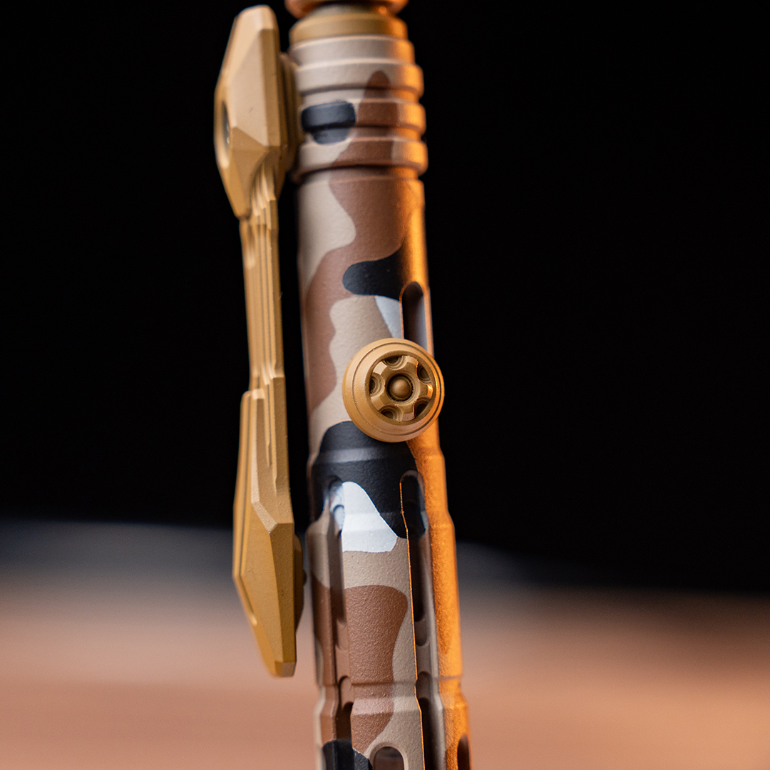 Titaner_com's tweet image. New Arrival! Made to order!
Cerakote Titanium Tactical Bolt-Action Pen
The perfect combo of military-grade camouflage spray
painting and tactical EDC! 
Black Friday/Cyber Monday
limited-time discount. 
Each piece is entirely hand-painted. 
#Titaner #EDCgear #edc #edctools
#pen