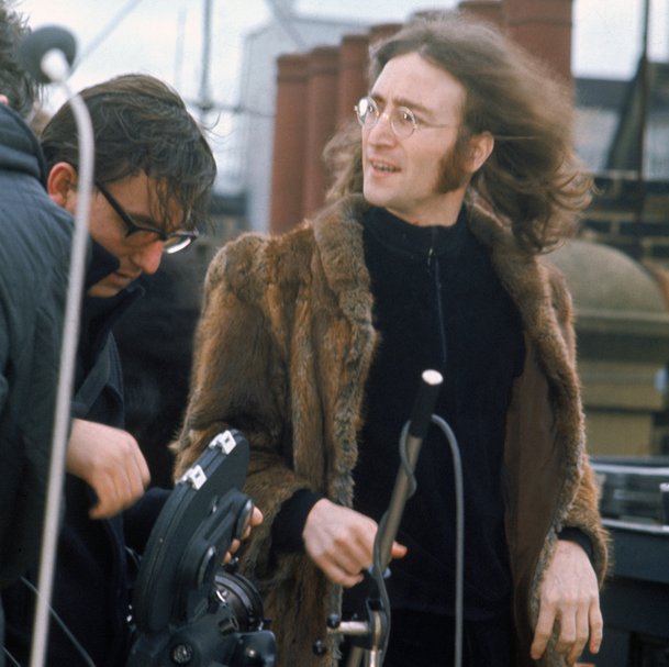 john lennon at the rooftop (january 30, 1969)