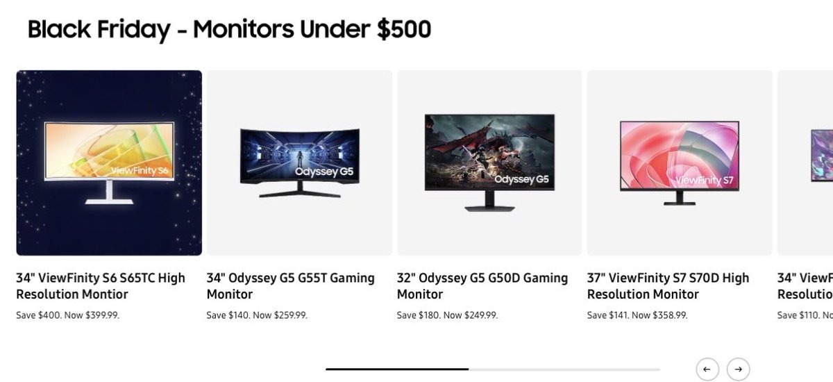 TechDropsDeals's tweet image. Extra 10% off two Odyssey monitors, free 27” monitor with the Odyssey G9, deals on monitors under $500, and more at Samsung. 

howl.link/85y3u8g5181si #ad