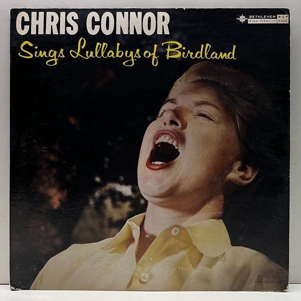 US初期プレス MONO 深溝 CHRIS CONNOR Lullabys Of Birdland