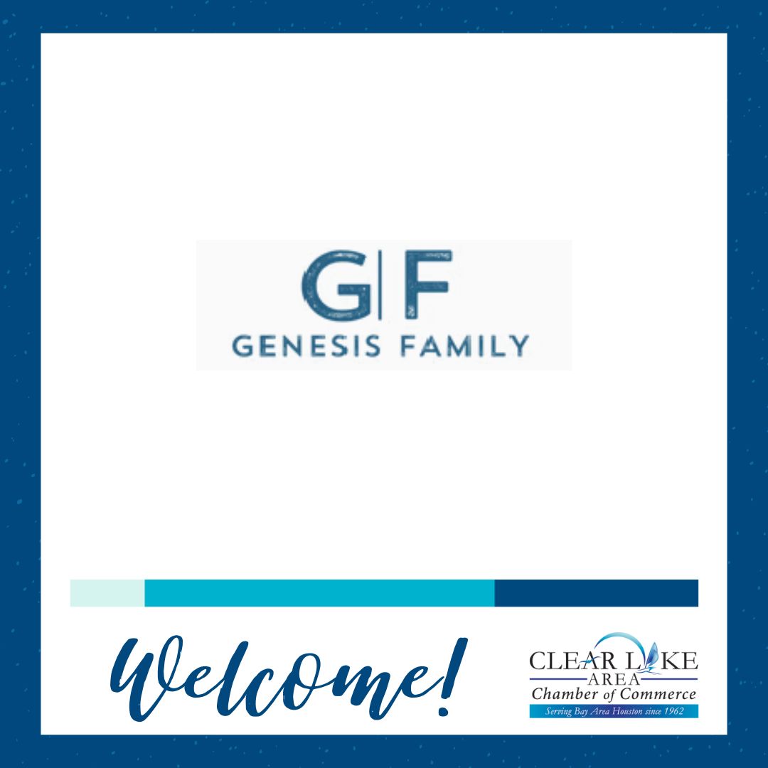 clacctx's tweet image. Welcome Genesis Family to the Clear Lake Area Chamber! This faith-based nonprofit offers counseling, life coaching &amp;amp; mentorship to strengthen families. Learn more: genesis-family.com #ClearLakeChamber #WelcomeNewMember #SupportLocal