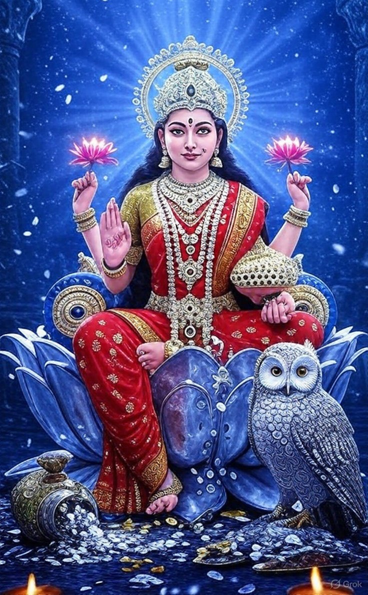 Akash8996's tweet image. ॐ महालक्ष्मी नमः 🚩 🚩धन-समृद्धि और सुख की देवी का आशीर्वाद सदा बना रहे 🙏🙏 #MaaLakshmi #Diwali2025 #GoodMorningFriday #geetagyan