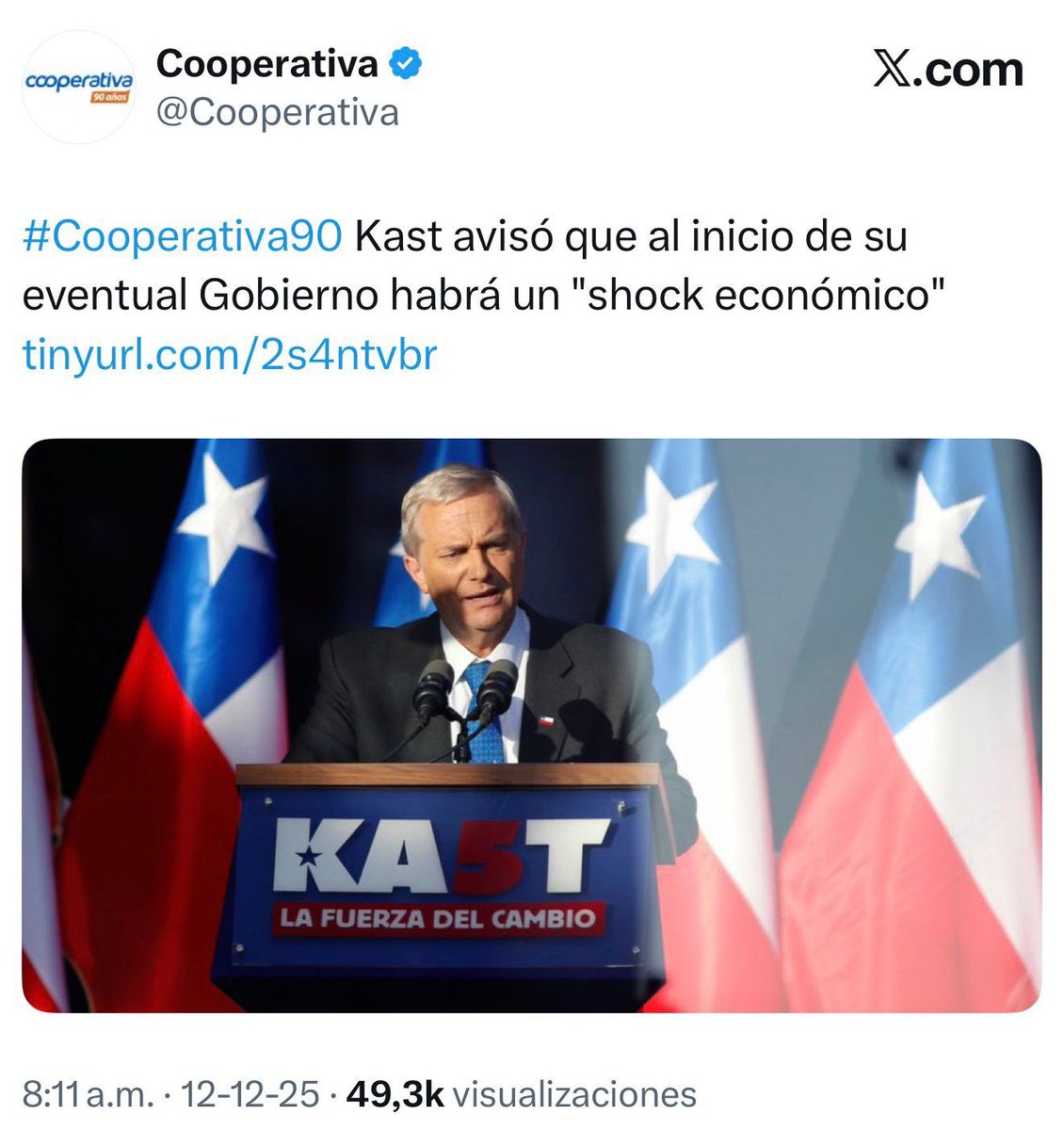 De ganar el tenebroso psicópata se nos viene la noche a los chilenos y una crisis sin precedentes. Aún hay tiempo de salvar Chile de este perro.