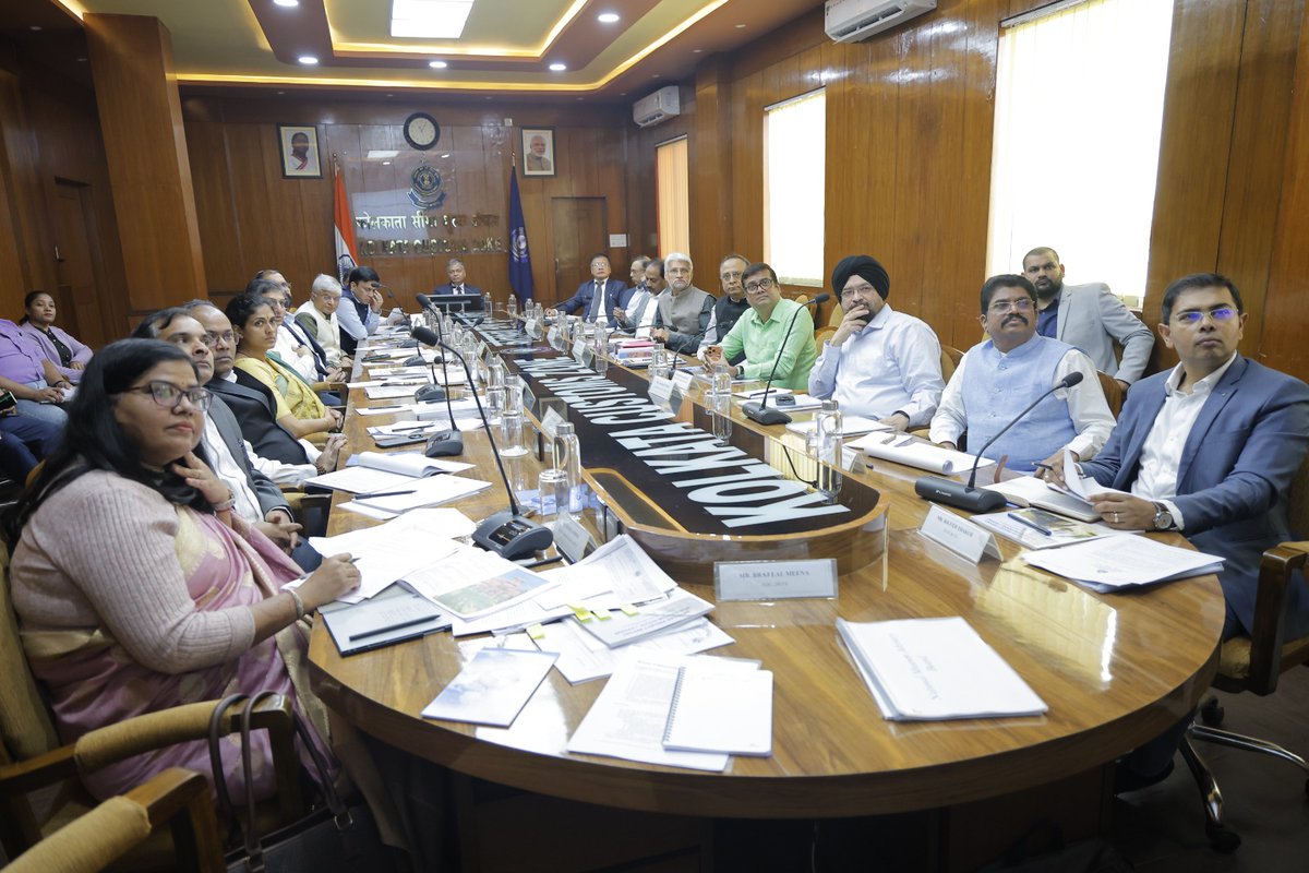 The first meeting of the National Museum Advisory Board (NMAB) to shortlist Heritage buildings or portion of Heritage buildings for convertion into  a Museum  /Heritage Corner was chaired by Shri Yogendra Garg, Member (IT &amp; TPS &amp;Tech), on 12.12.2025 in Kolkata, where Members of
