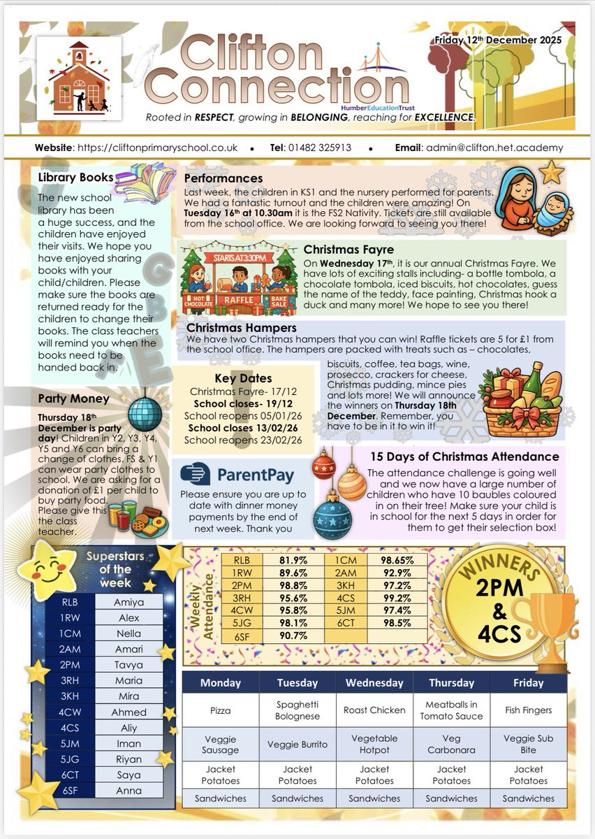 Wishing our families a lovely weekend. <a href="/HumberEdTrust/">Humber Education Trust</a>