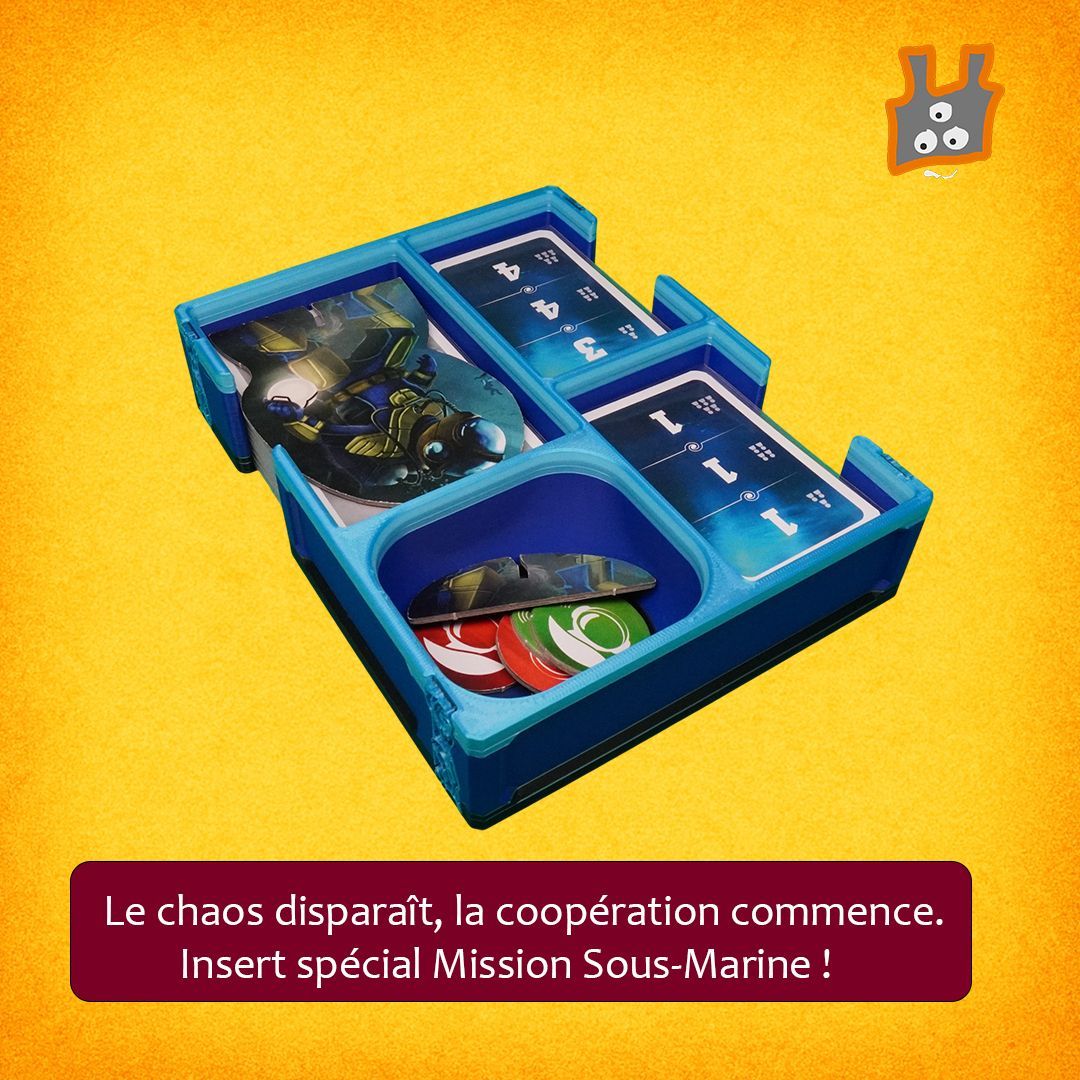ludipack's tweet photo. Cet insert Ludipack pensé pour The Crew : Mission Sous-Marine permet de ranger chaque paquet et chaque jeton avec clarté.

Installation éclair, parties plus fluides, matériel protégé… il ne reste plus qu’à briefer l’équipage et partir en mission. 🌊🚀 https://t.co/tHr5KitbgX